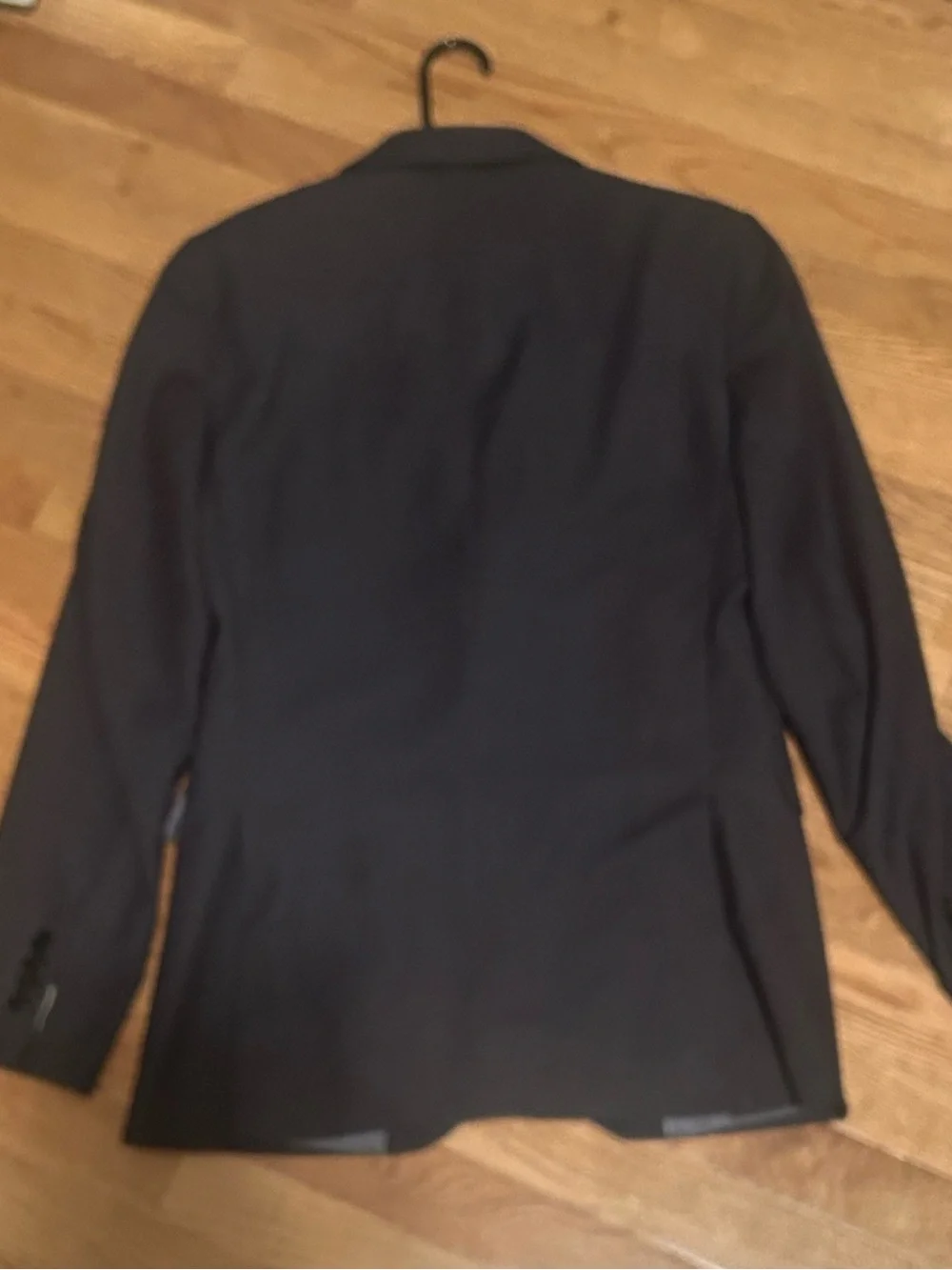 Men's Gray Two-Button Classic Blazer